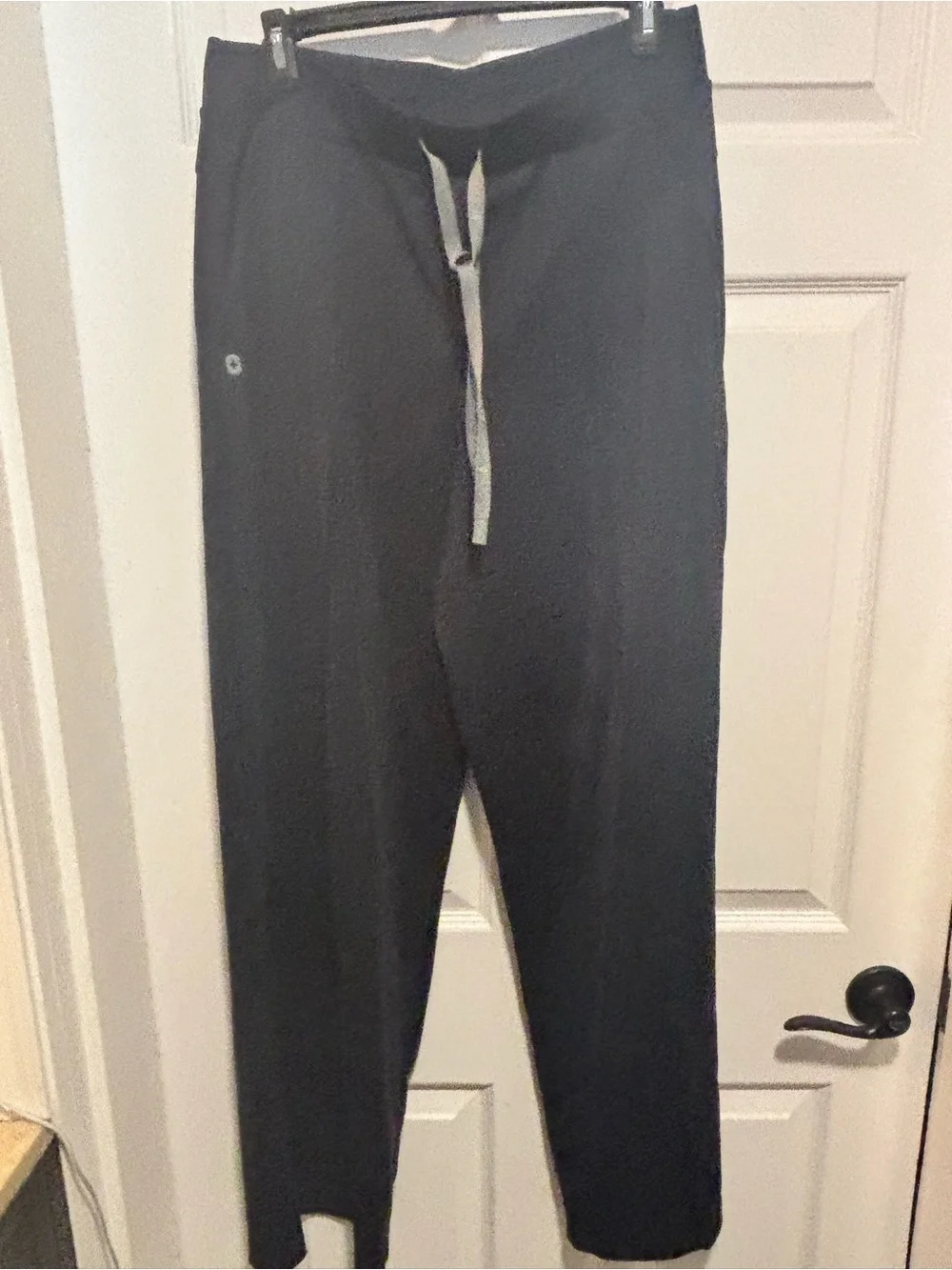 Figs Men's Navy Jogger Sweatpants with Grey Drawstring
